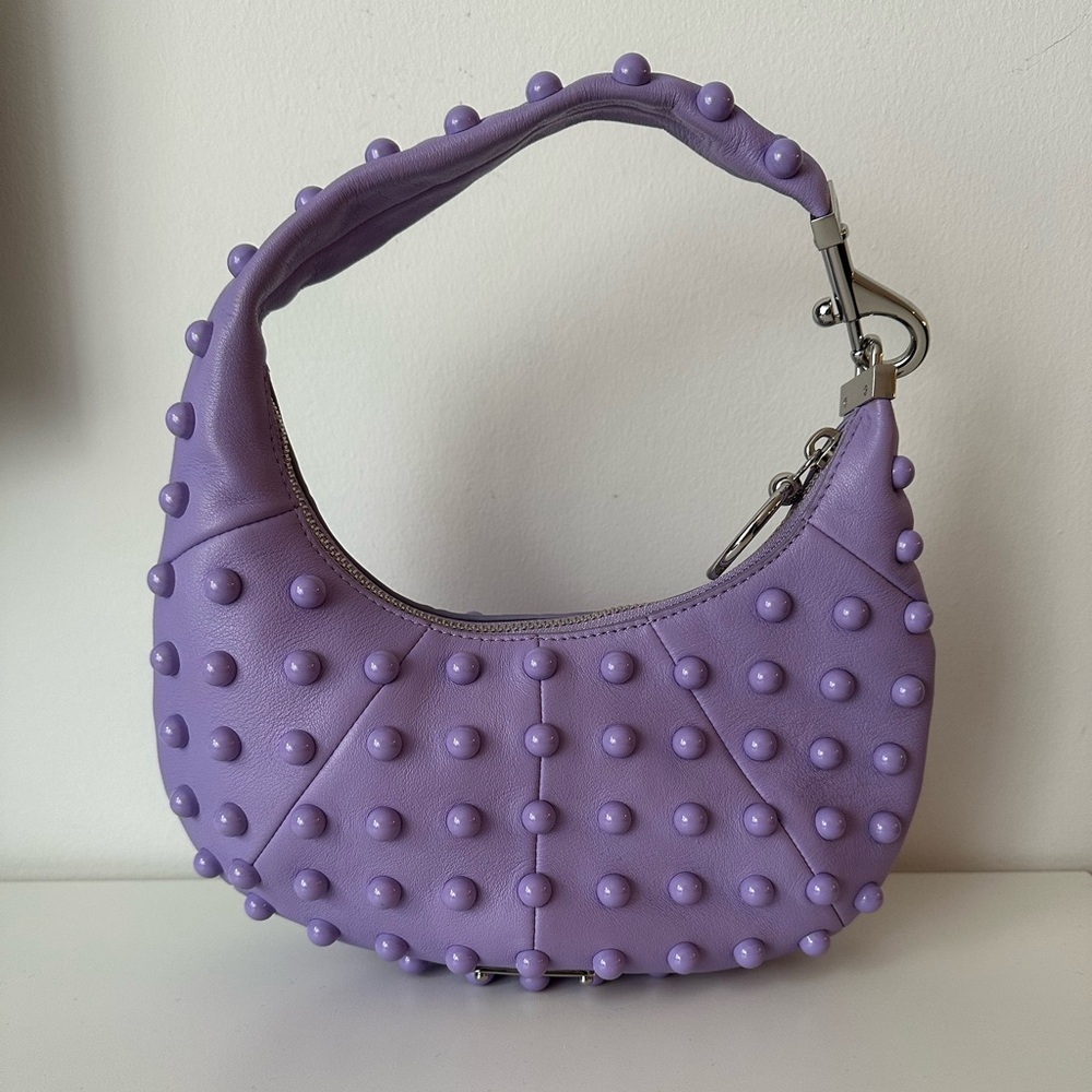 Rebecca Minkoff Purple Studded Mini Bag